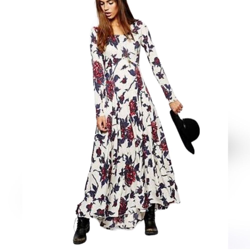 Free People First Kiss maxi dress Sz small